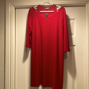 Clara sun woo red tunic